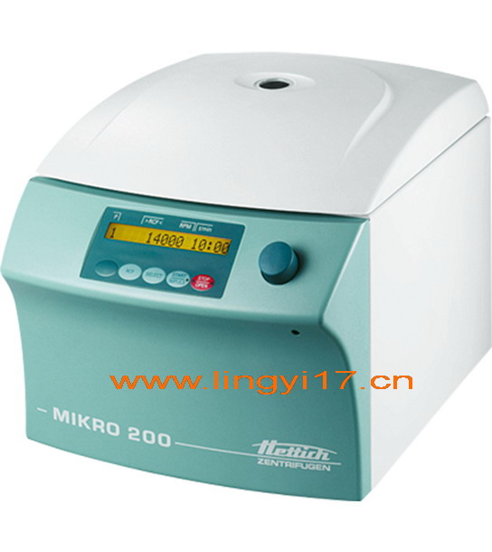德國Hettich MIKRO 200臺式高速離心機，最高轉速：15000rpm 最大容量：30×1.5/2.0ml