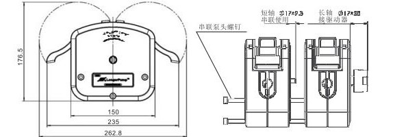 蘭格不銹鋼蠕動泵泵頭KZ35