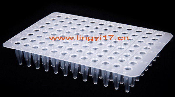 0.2ml無裙邊96孔PCR板LB1010，透明，15板/盒，10盒/箱，用于Bio-Rad iQ5，ABI 7500fast