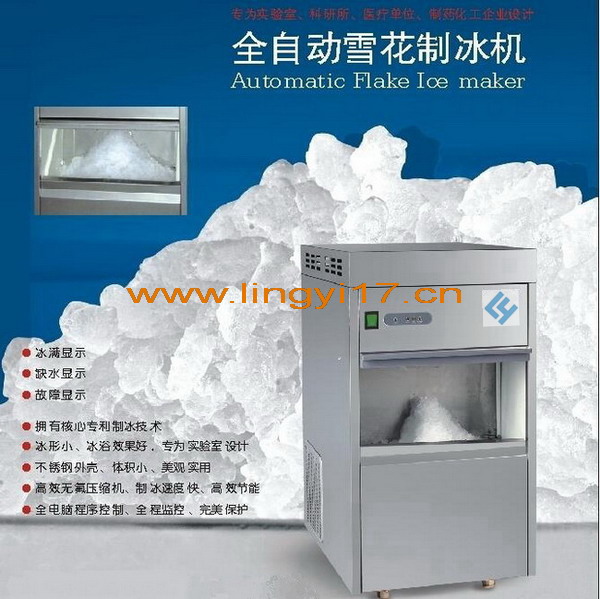 全自動雪花制冰機LXB-50，制冰量:50kg/24h